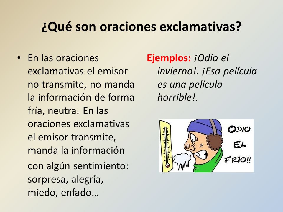 La Oración Exclamativa | Lenguaje | Expresione Compuestas | Wikisabio