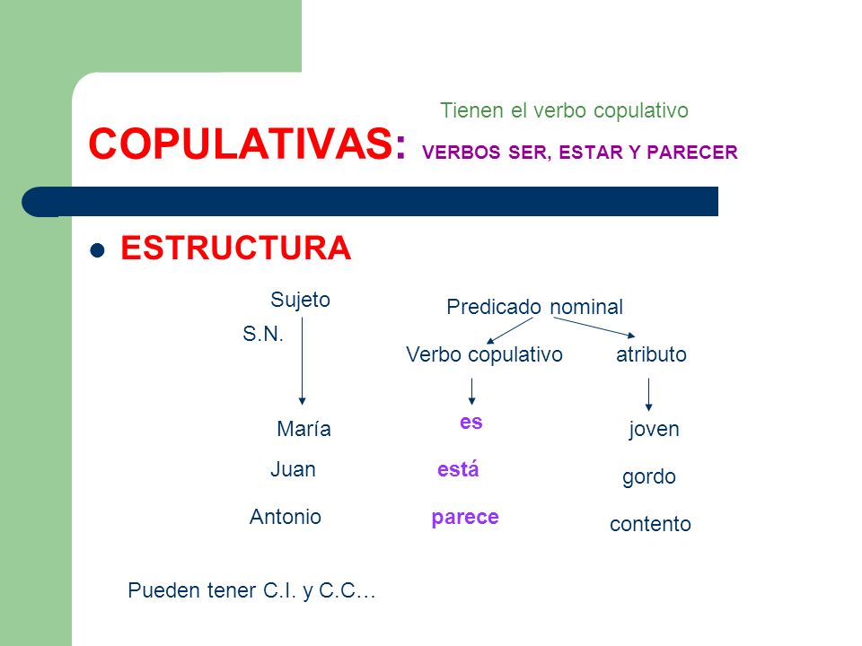 Las Oraciones Copulativas | Lenguaje | Formadas Por Verbos | Wikisabio